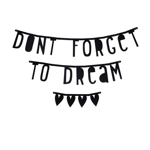 A Little Lovely Company Letterbanner Zwart a little lovely company kopen in de aanbieding