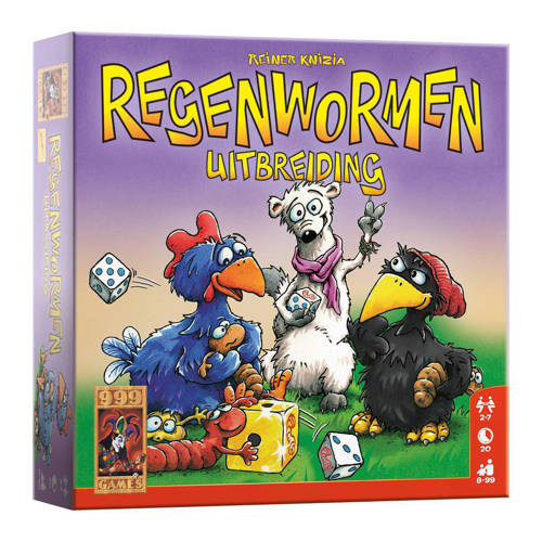 Wehkamp 999 Games Regenwormen uitbreidingsspel aanbieding