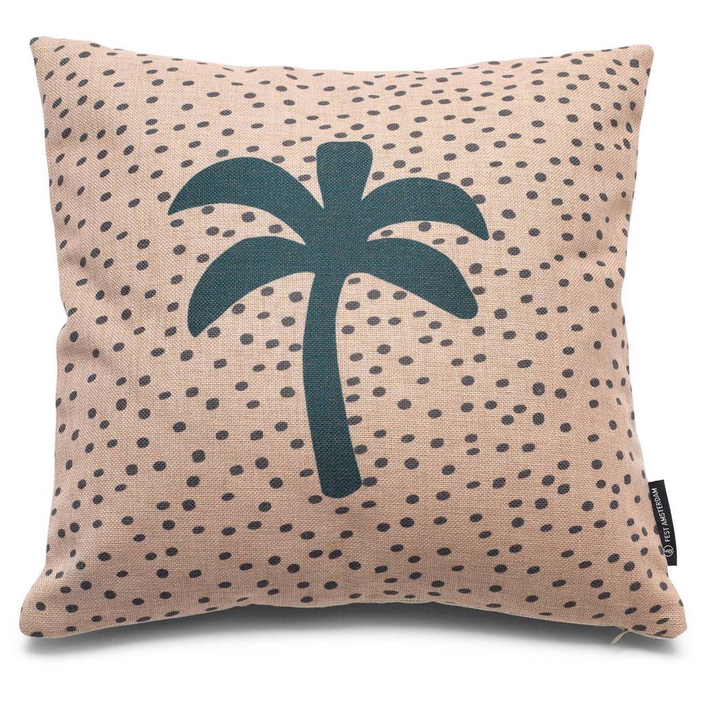 FEST Amsterdam kussenhoes Rio (45x45 cm), Beige, groen