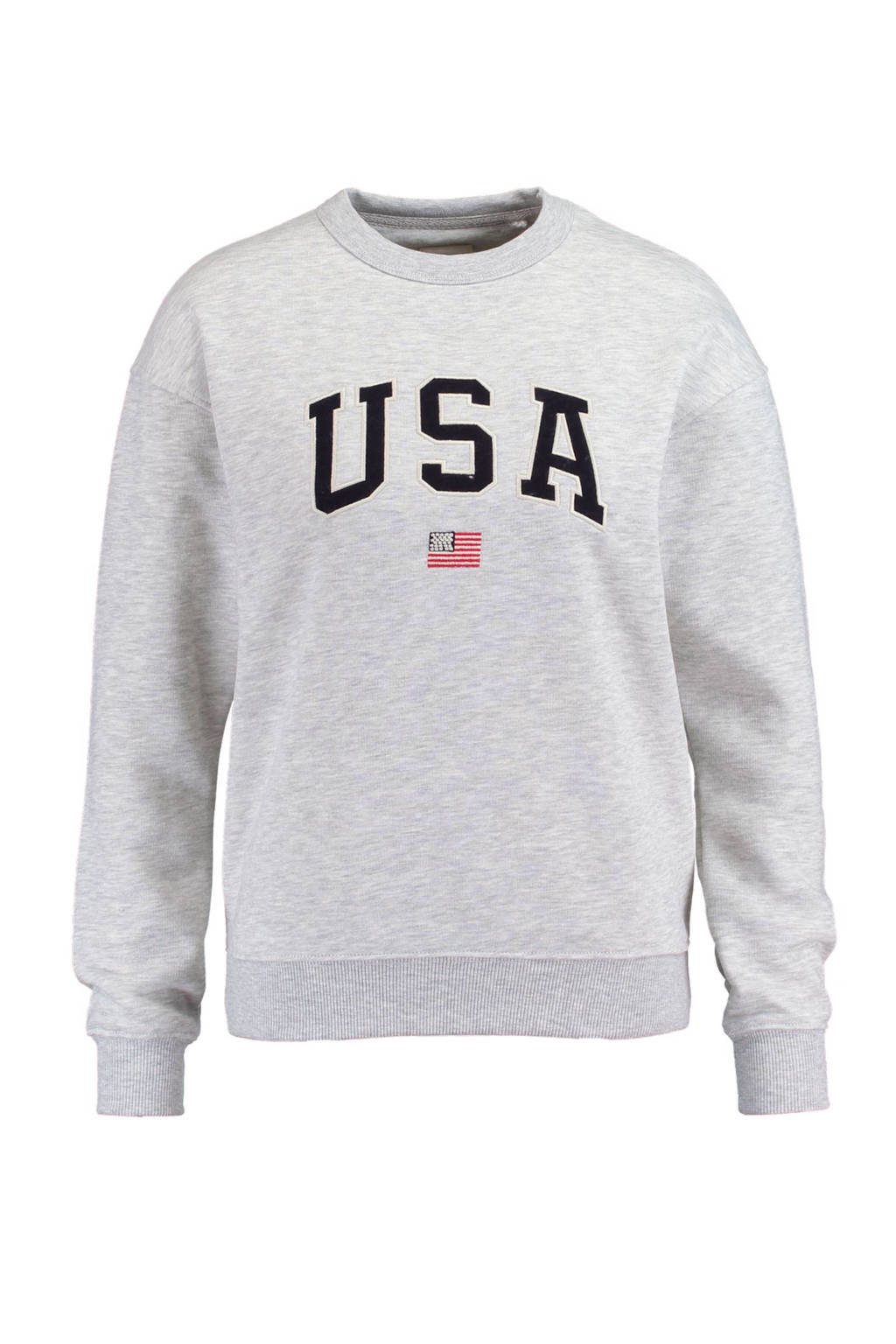 America Today sweater Soel grijs