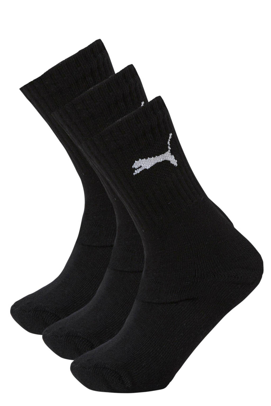 Puma sokken - set van 3 zwart, Zwart