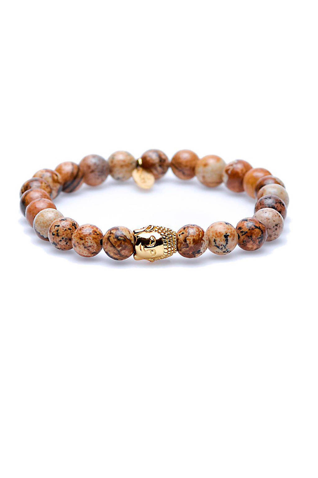 Karma Woodcraft armband, Bruin