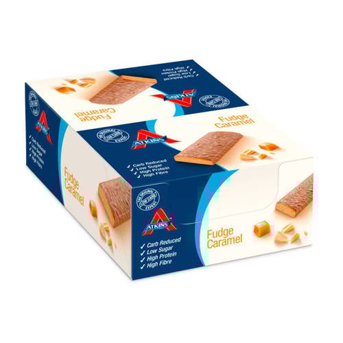 Atkins Fudge Caramel 142 Repen atkins kopen in de aanbieding