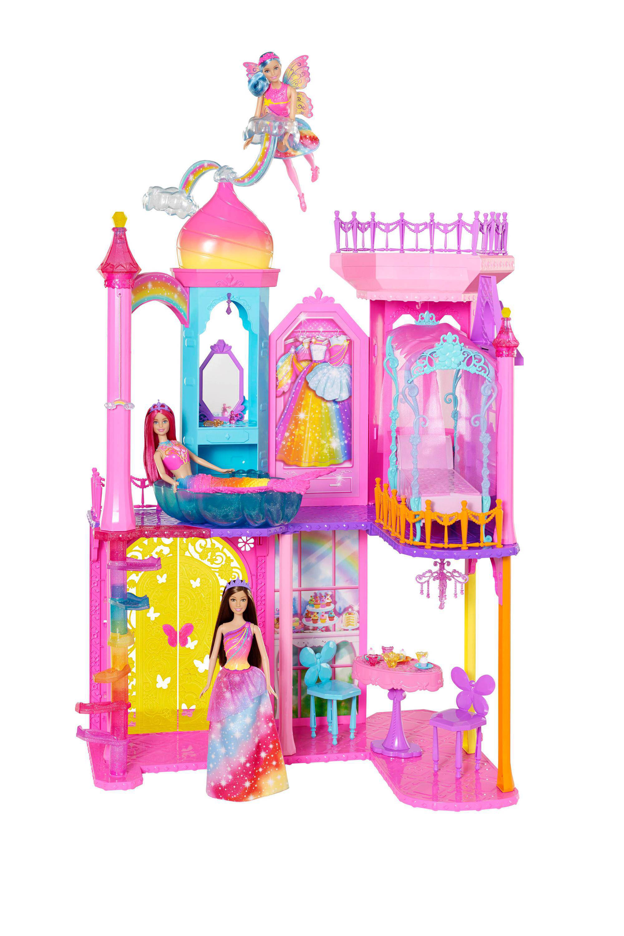 Barbie Dreamtopia Regenboog huis Meubelmooi.nl