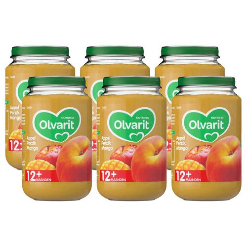 Olvarit Babyvoeding Appel Perzik Mango 12 Mnd 6 X 200 Gram olvarit kopen in de aanbieding Olvarit Babyvoeding Appel Perzik Mango 12 Mnd 6 X 200 Gram olvarit kopen in de aanbieding