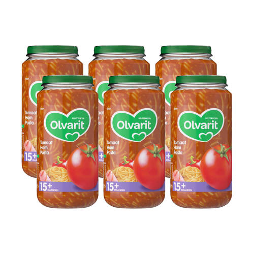 Olvarit Babyvoeding Tomaat Ham Pasta 15 Mnd 6 X 250 Gram olvarit kopen in de aanbieding Olvarit Babyvoeding Tomaat Ham Pasta 15 Mnd 6 X 250 Gram olvarit kopen in de aanbieding