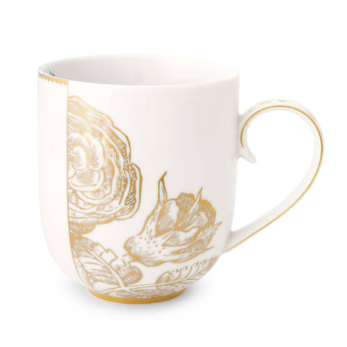 Pip Studio Royal White mok (Ø8 cm) (325 ml) - Wit