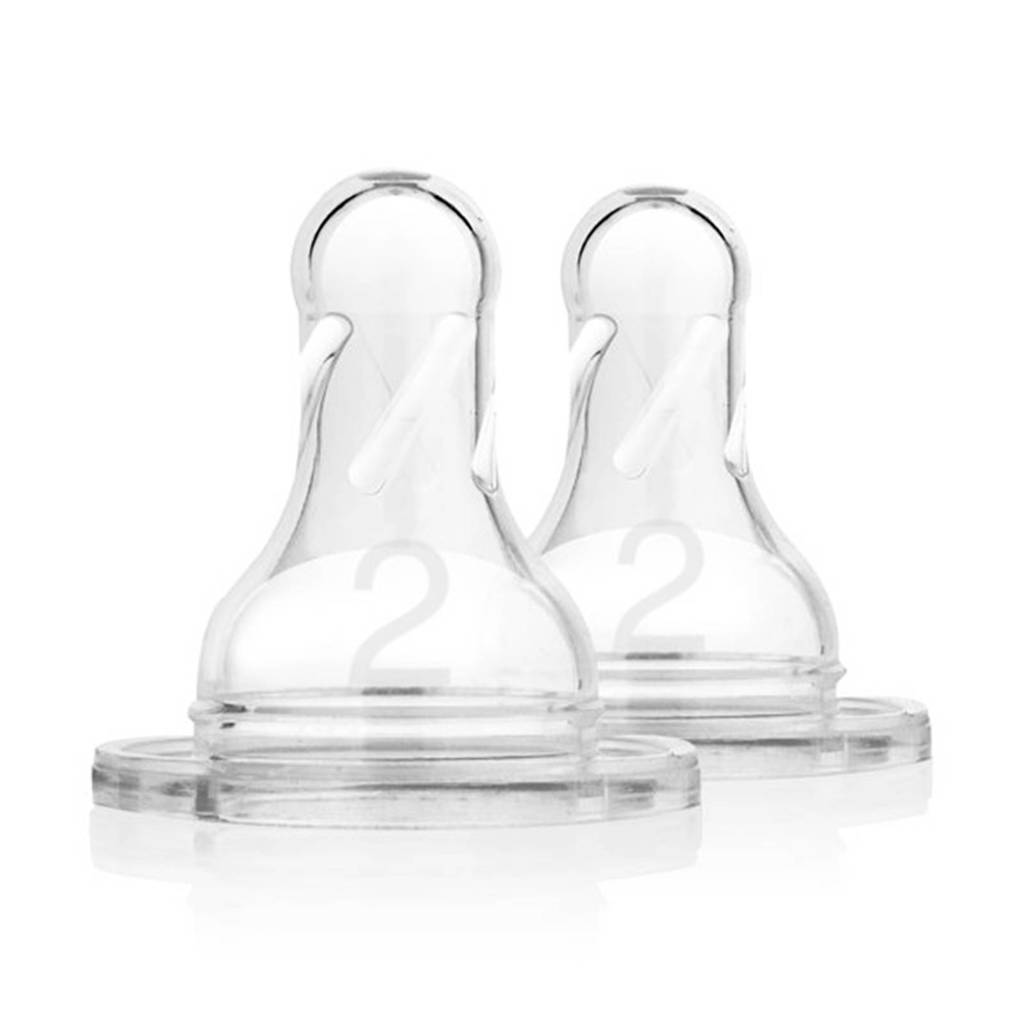 Dr. Brown's standaardfles speen fase 2 (2 stuks)