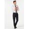 Michaelis slim fit strijkvrij overhemd wit