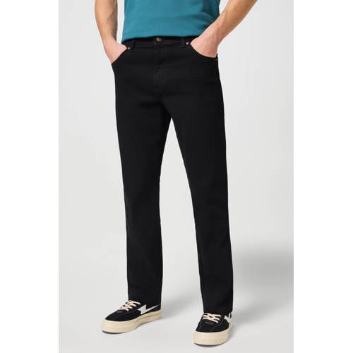 Wrangler regular fit jeans Texas black overdye afbeelding