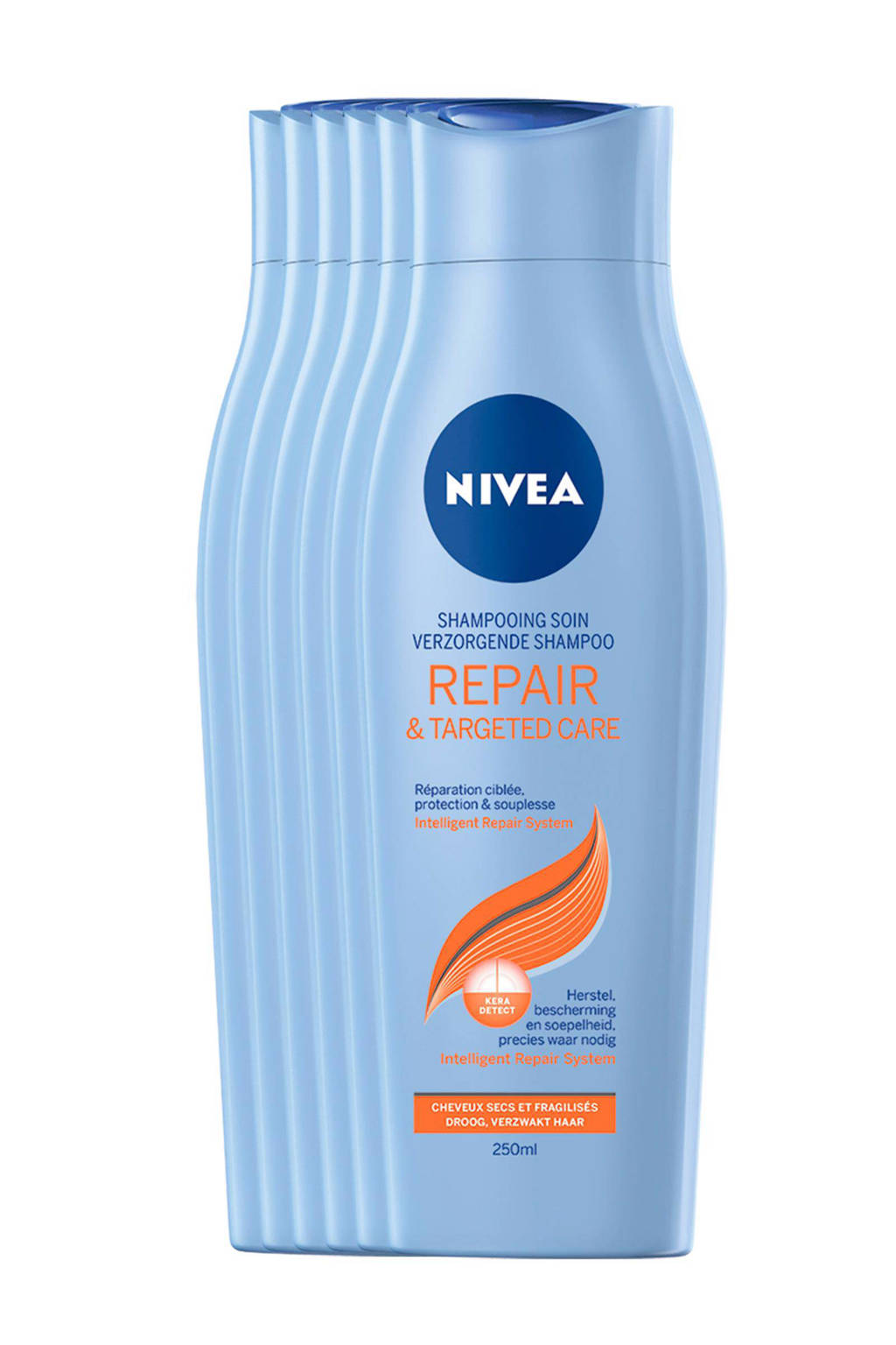 NIVEA Repair & targeted care shampoo - voordeelverpakking 5+1 gratis