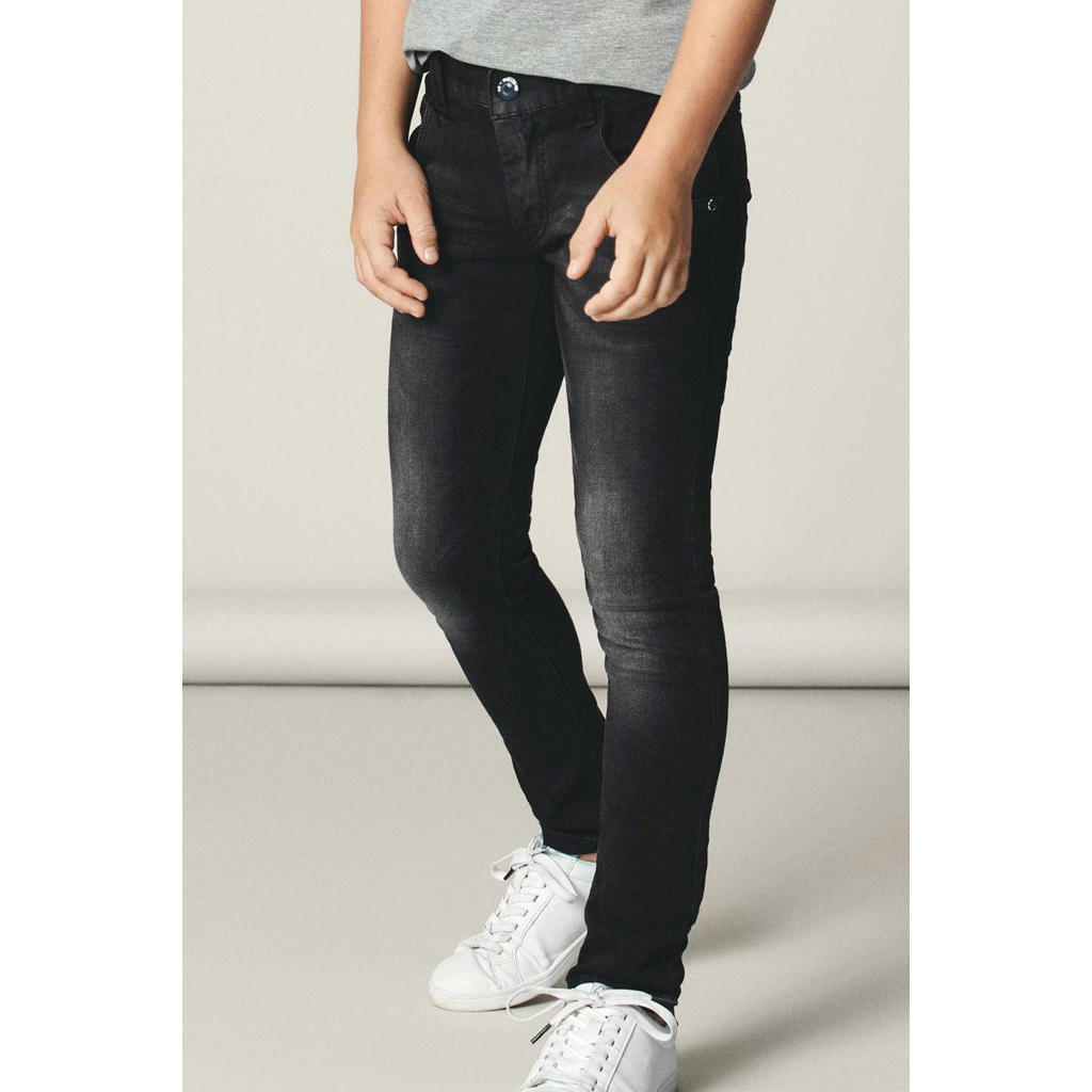 NAME IT x-slim fit jeans NITCLA zwart