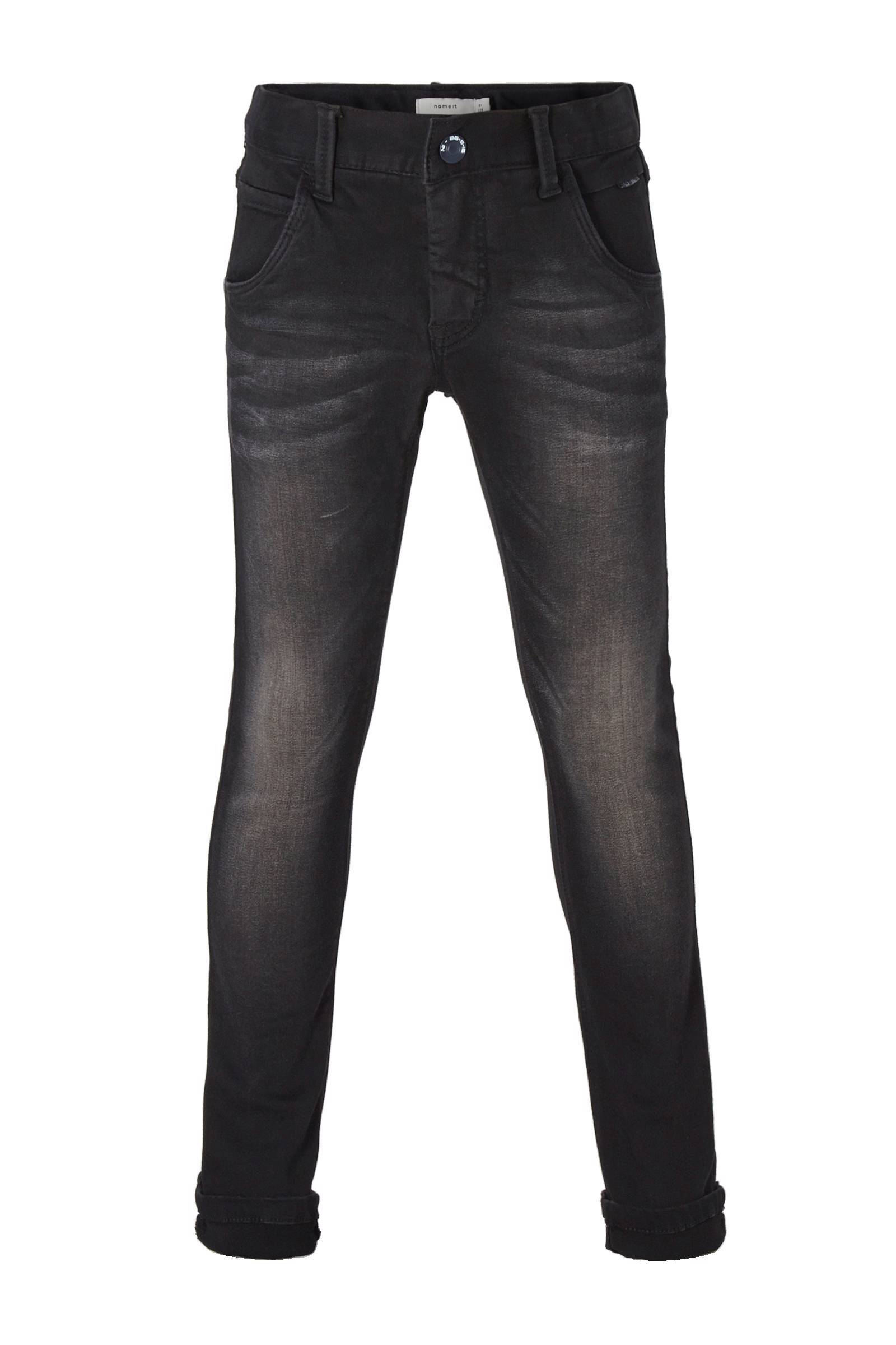 Zwarte skinny jeans 3M paspels aan achterzakken jongens | IKKS Jongens |  Outlet mode