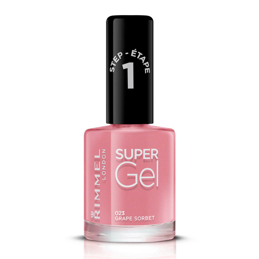 Rimmel London SuperGel nagellak - 023 Grape Sorbet