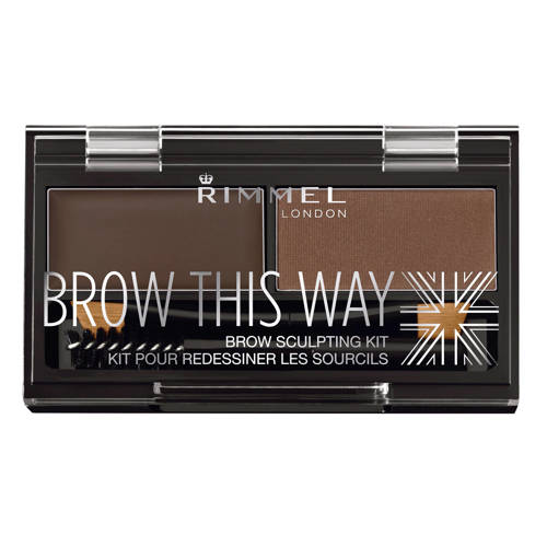 Rimmel London Brow This Way Wenkbrauwpoeder Kit 003 Brown rimmel london kopen in de aanbieding