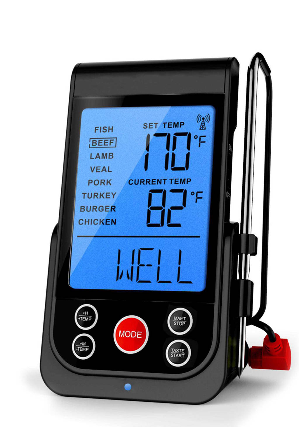 Barbecook draadloze thermometer met timer