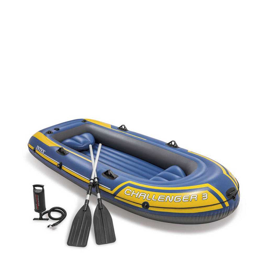 Intex Challenger 3 opblaasbare boot, Geel