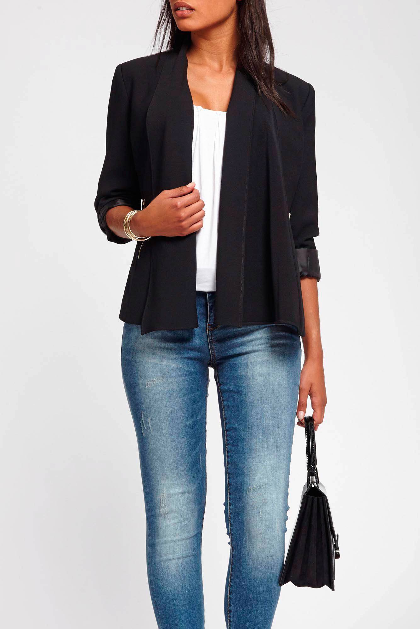 denim blazer dames