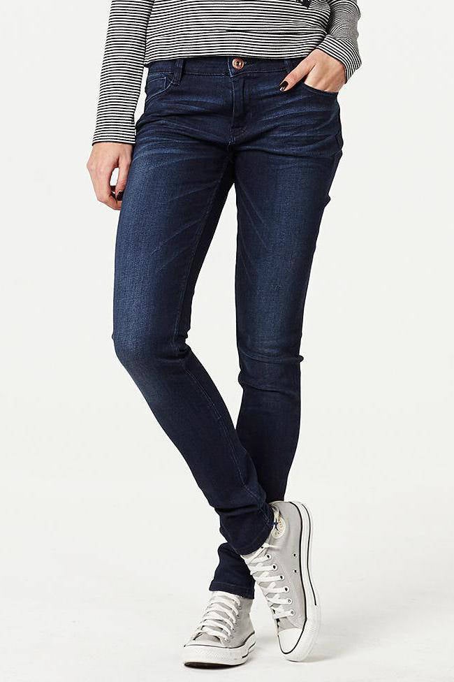 women's skinny fit mid rise jeans