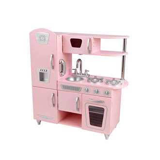 houten vintage kinderkeuken