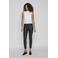 VILA coated broek VICOMMIT zwart