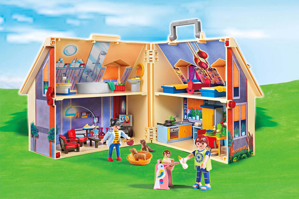 Fietstaxi chirurg Faculteit Playmobil Dollhouse meeneem poppenhuis | wehkamp