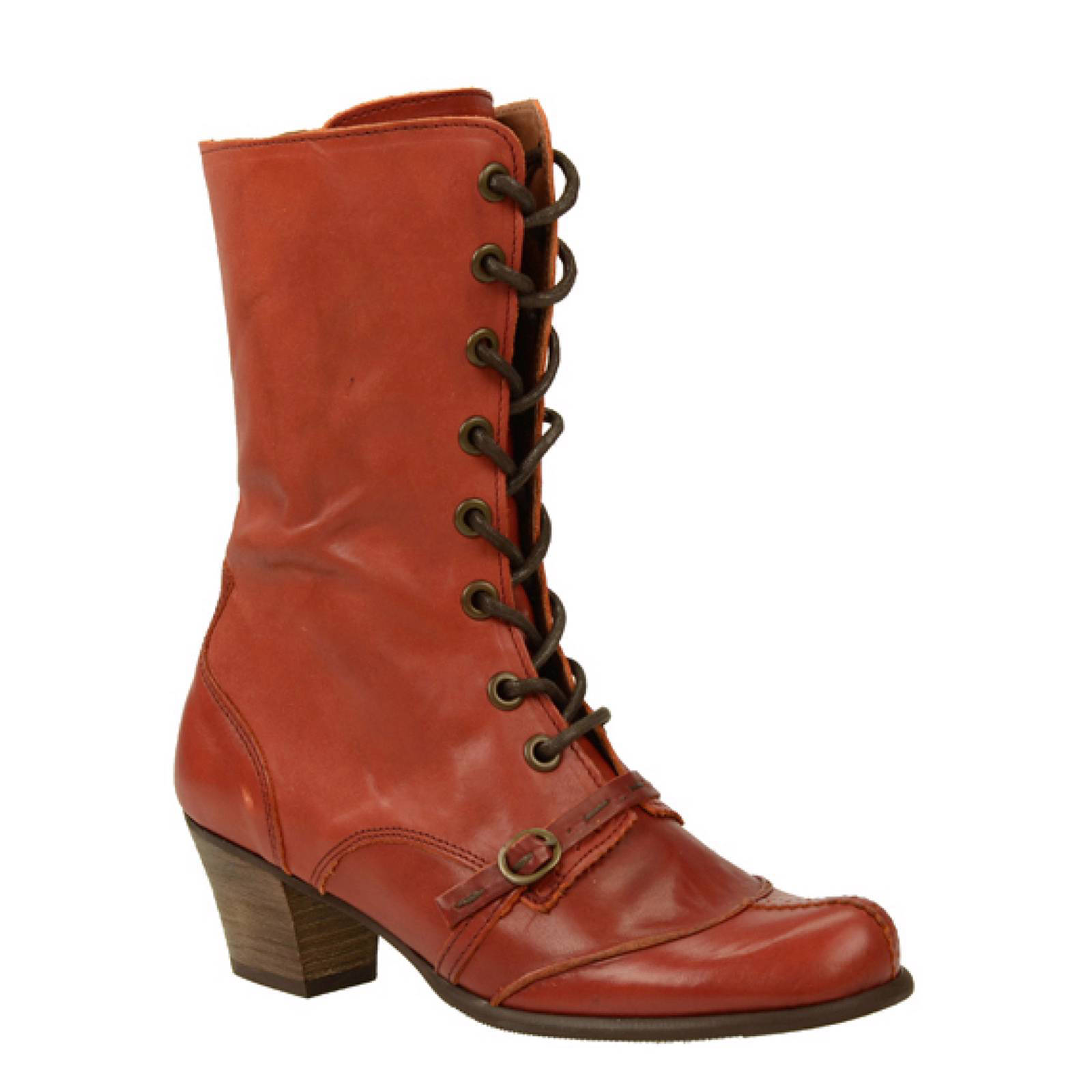 Sacha halfhoge leren laarzen | wehkamp