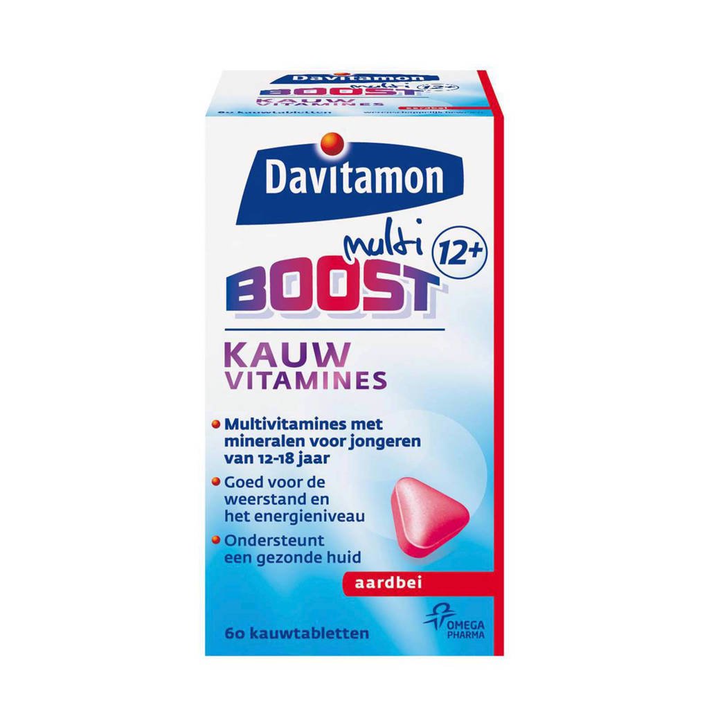 Davitamon Boost 12+ kauwvitamines - aardbei