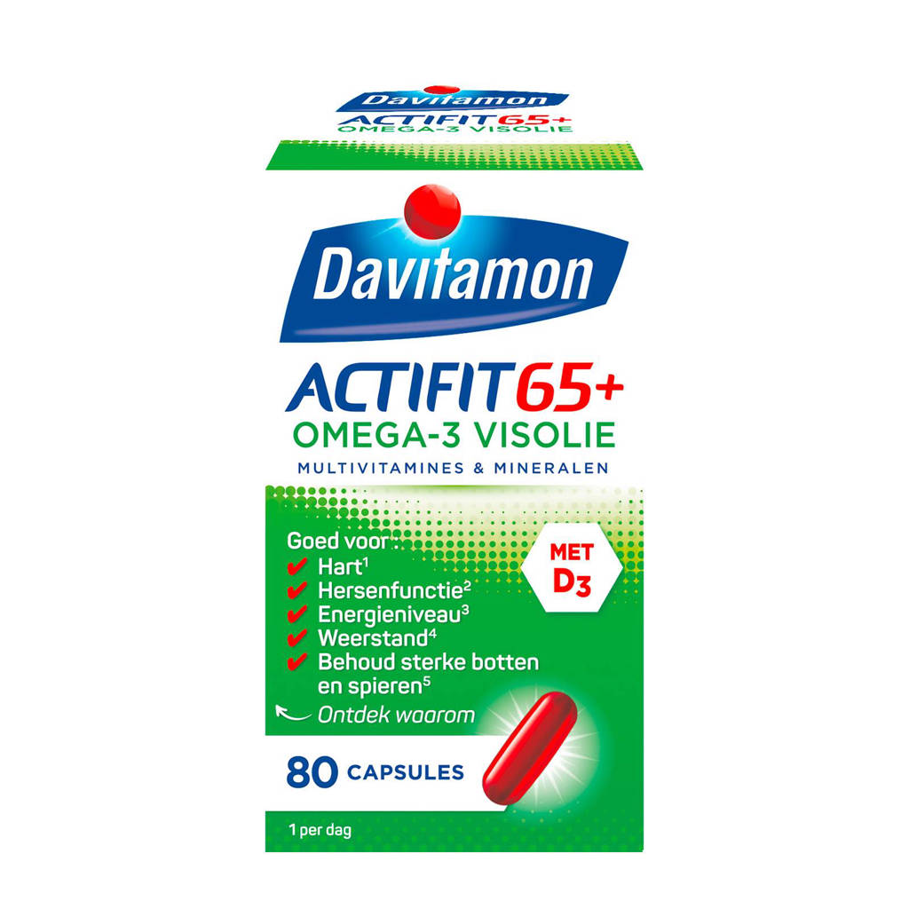 Davitamon Actifit 65+ omega-3 visolie
