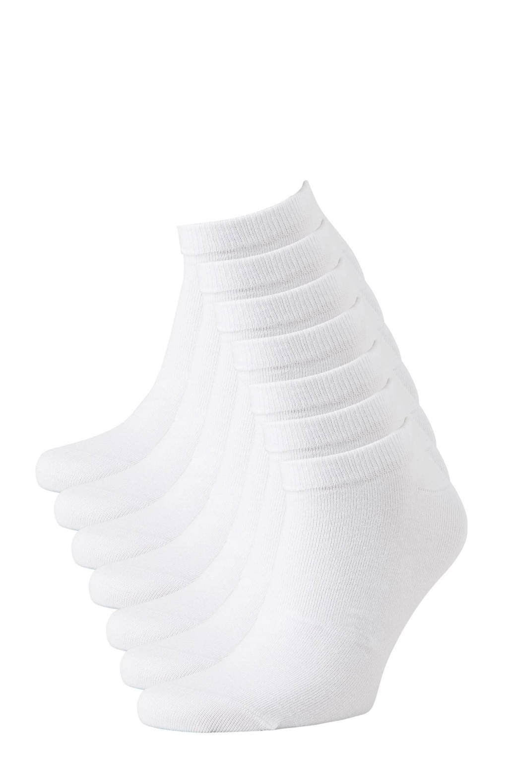 whkmp's own sneakersokken (7 paar), Wit