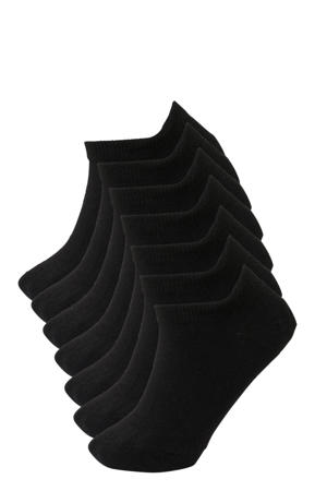 sneakersokken - zwart (set van 7)