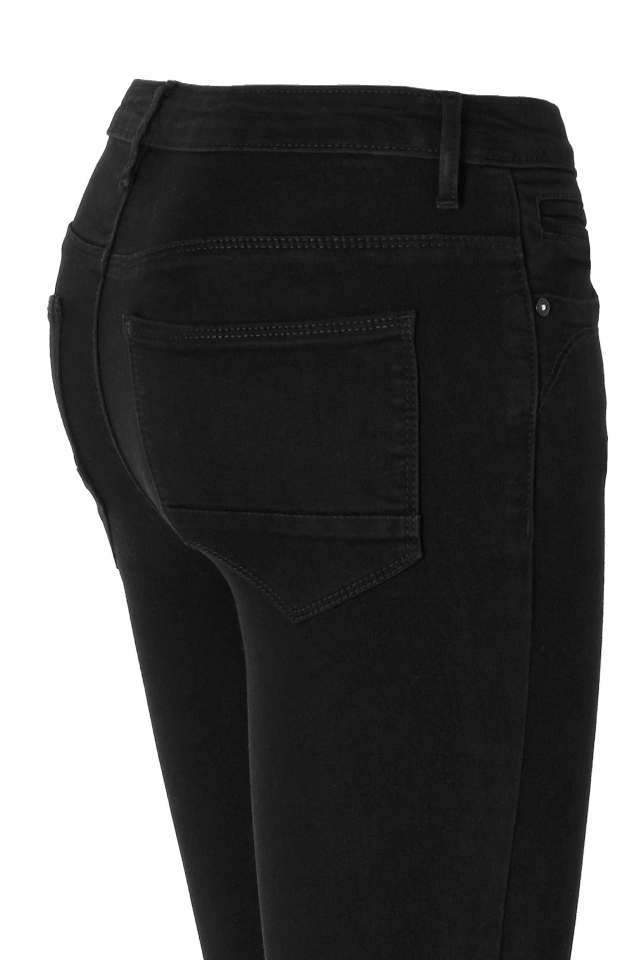 ONLY cropped skinny jeans ONLKENDELL black wehkamp