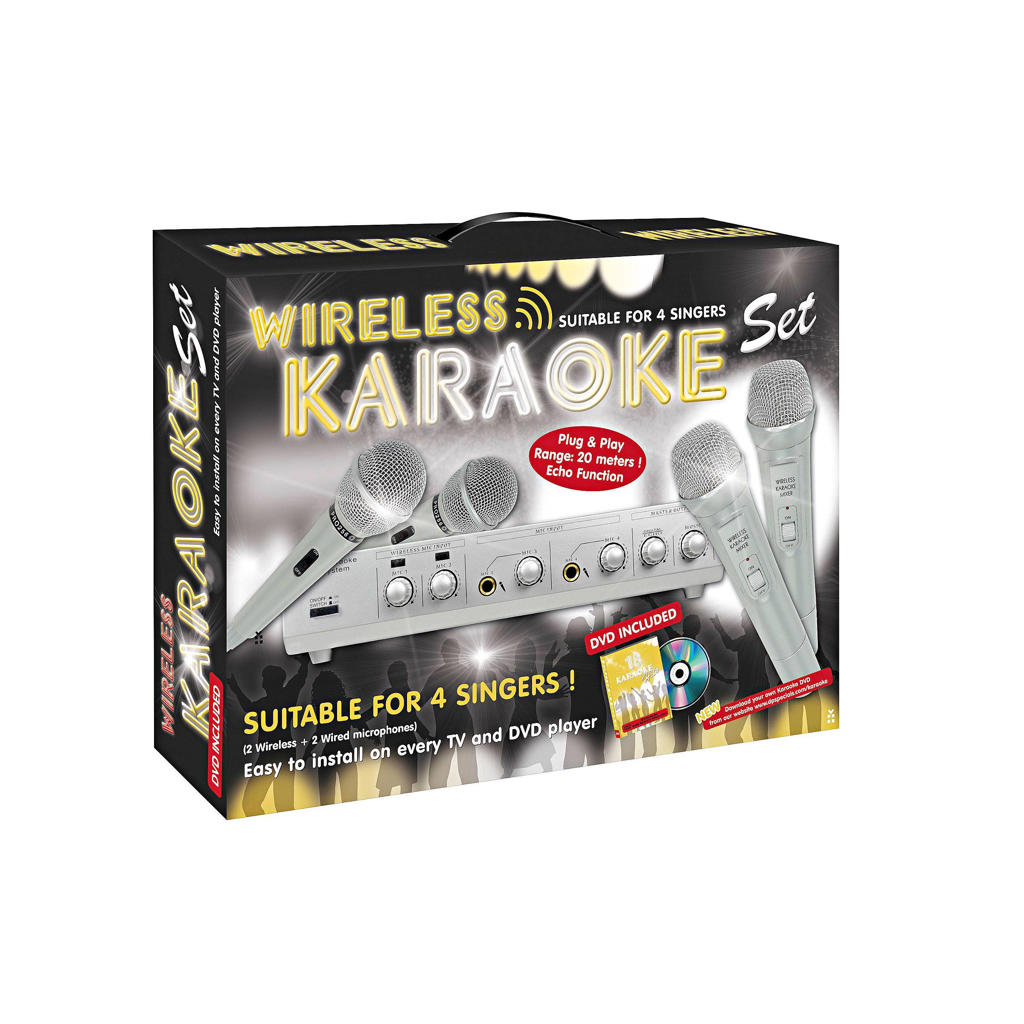 Karaoke set draadloos wehkamp