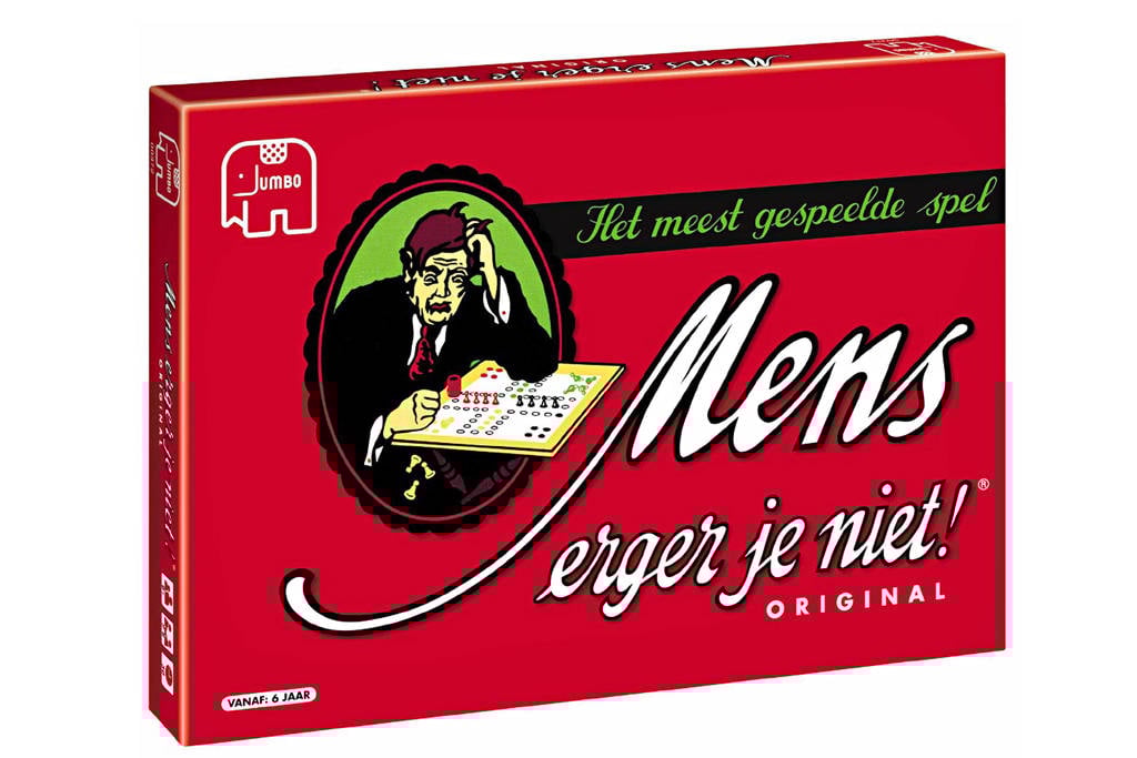 Jumbo Mens erger je niet bordspel
