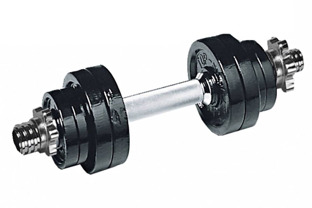 Christopeit dumbbell (10 kg), Zwart