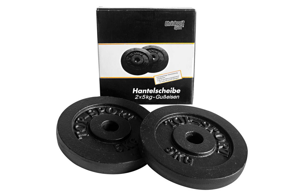 Christopeit halterschijf (2x5 kg)