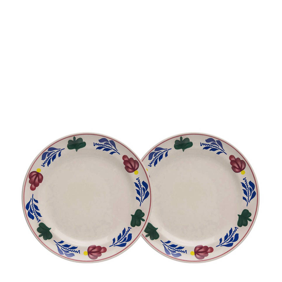 Boerenbont gebaksbord (Ø17,5 cm) (set van 2) | wehkamp Boerenbont gebaksbord (Ø17,5 cm) (set van 2) | wehkamp