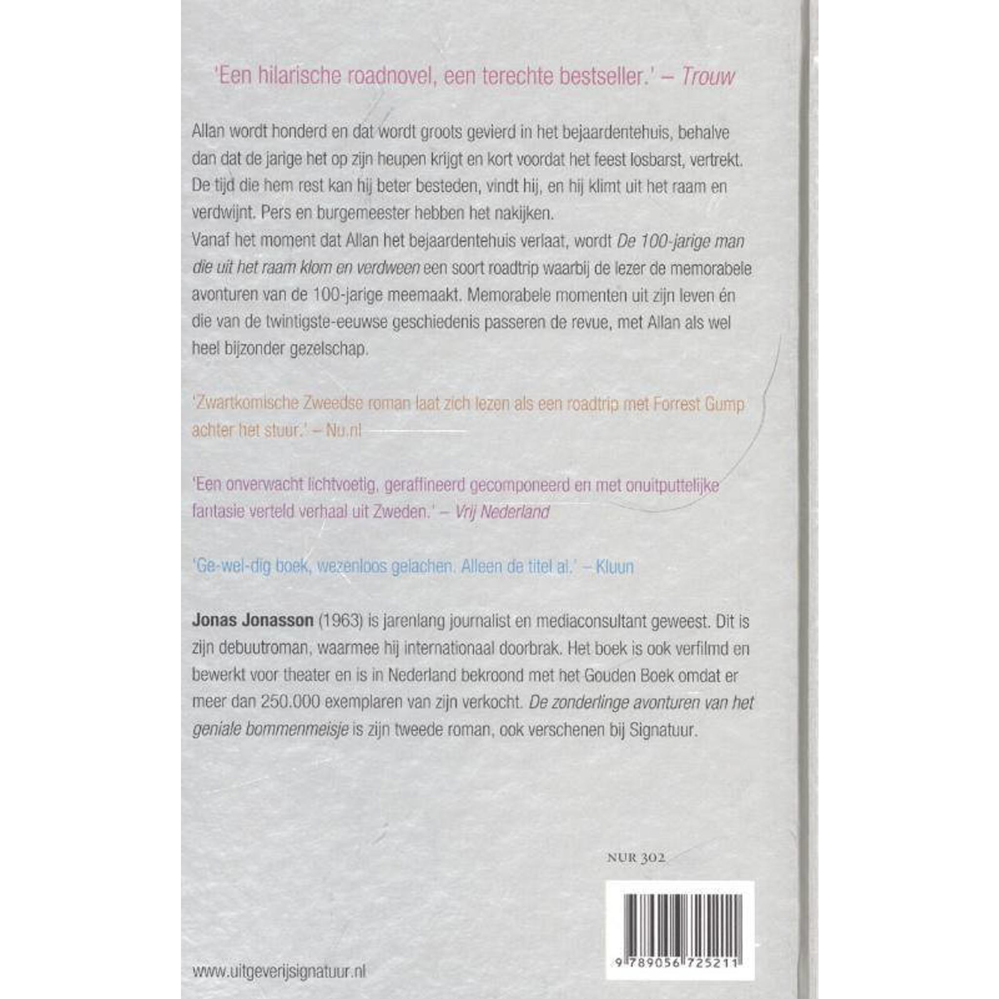 Jonas Jonasson De 100jarige man die uit het raam klom en verdween