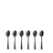 Amefa theelepels Austin zwart (set van 6) (6 pers) (18/0)