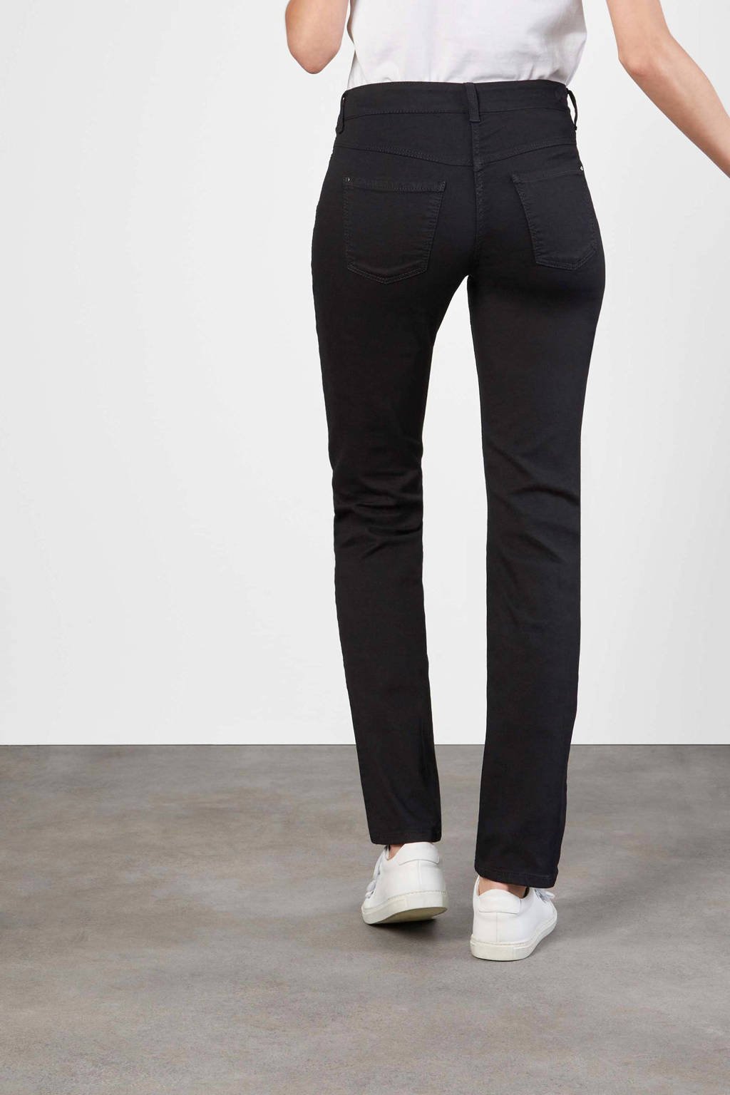 knal Samenstelling kleinhandel MAC Dream straight fit jeans zwart | wehkamp