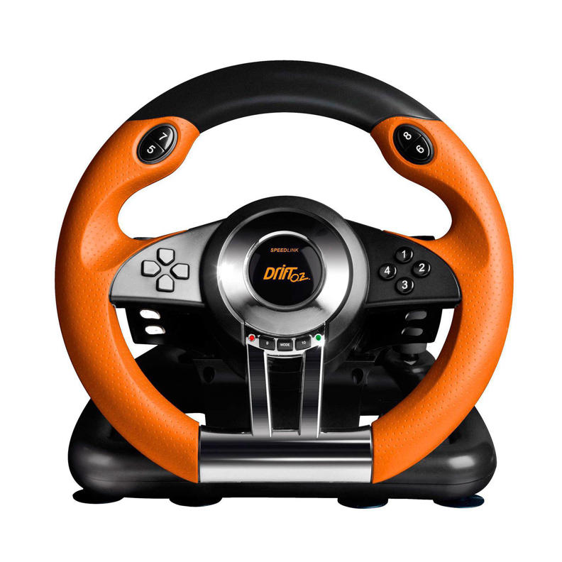Speedlink Drift Oz Racing Wheel Pc Treiber Speedlink , DRIFT O.Z. Racing Wheel (Zwart / Oranje) PC | wehkamp