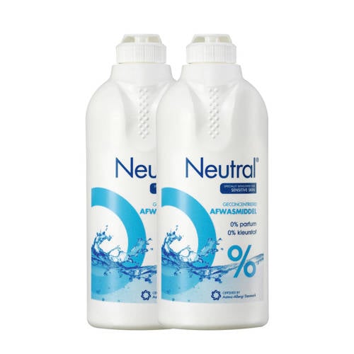 Neutral Afwasmiddel 2X500 Ml Parfumvrij neutral kopen in de aanbieding Neutral Afwasmiddel 2X500 Ml Parfumvrij neutral kopen in de aanbieding