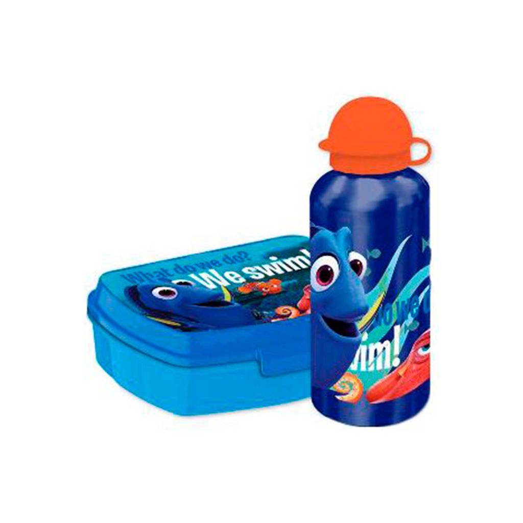 Disney Finding Dory lunchset, Blauw/rood