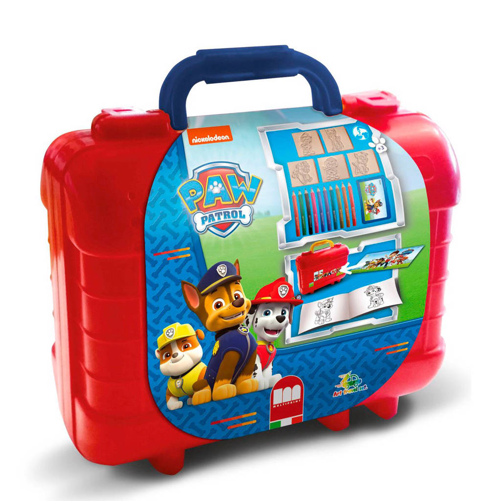 Paw Patrol 18 delige tekenkoffer