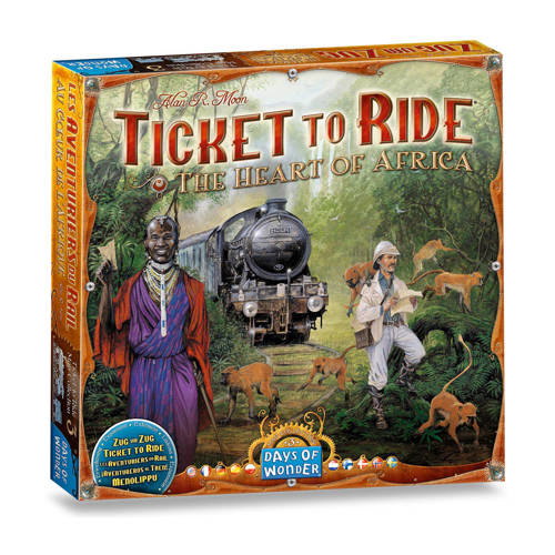 Days Of Wonder Ticket To Ride Africa Uitbreidingsspel days of wonder kopen in de aanbieding