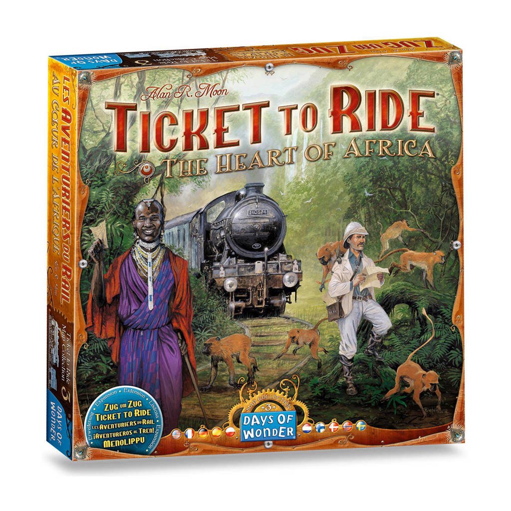 Days of Wonder Ticket to Ride Africa uitbreidingsspel