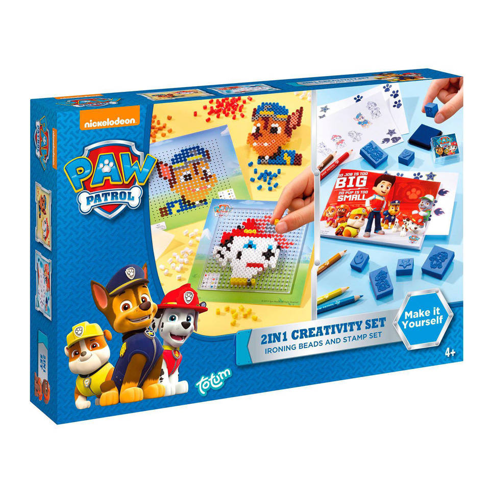Paw Patrol creatieve koker met stempelset, kleurpotloden en ... Paw Patrol creatieve koker met stempelset, kleurpotloden en ...