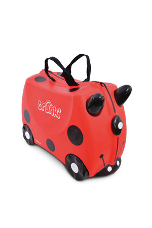 Ride-on kinder koffer Lieveheersbeestje Harley rood