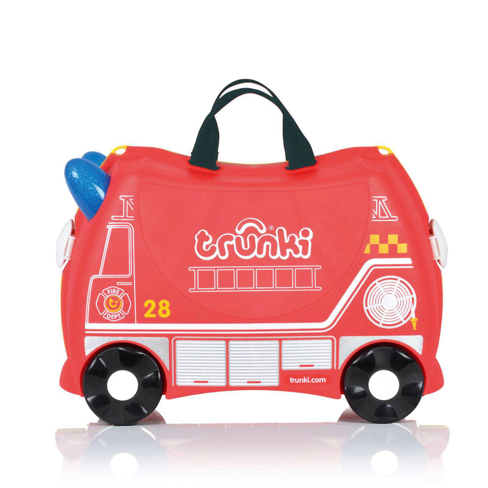 Trunki Ride-on kinder koffer Brandweerwagen Frank rood online kopen