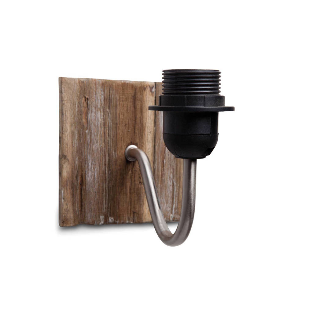 home sweet home wandlamp Driftwood, Bruin